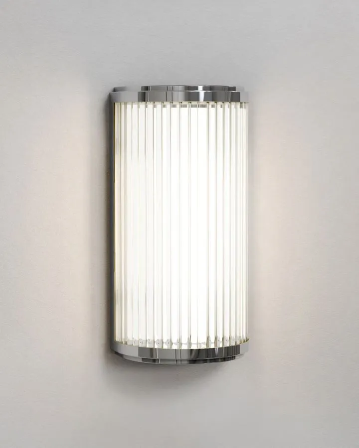 Dimmable Transitional Glass Rod Wall Light