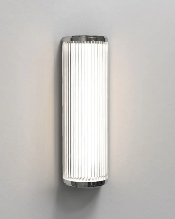 Dimmable Transitional Glass Rod Wall Light