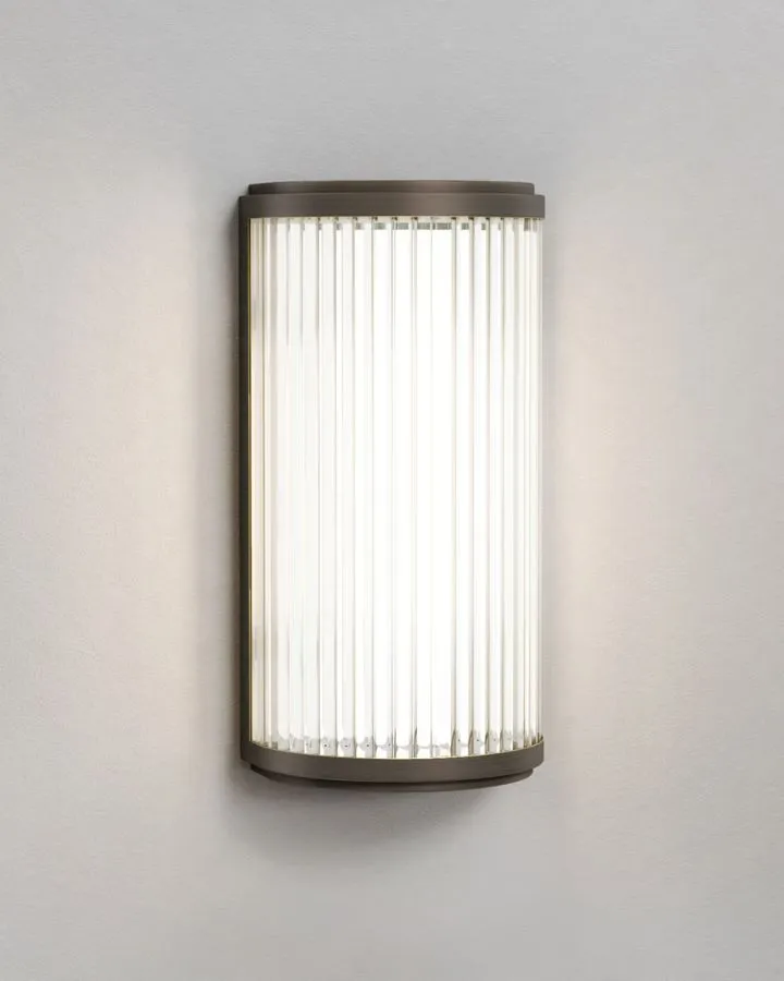 Dimmable Transitional Glass Rod Wall Light