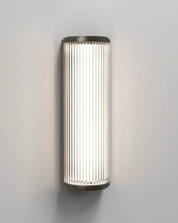 Dimmable Transitional Glass Rod Wall Light