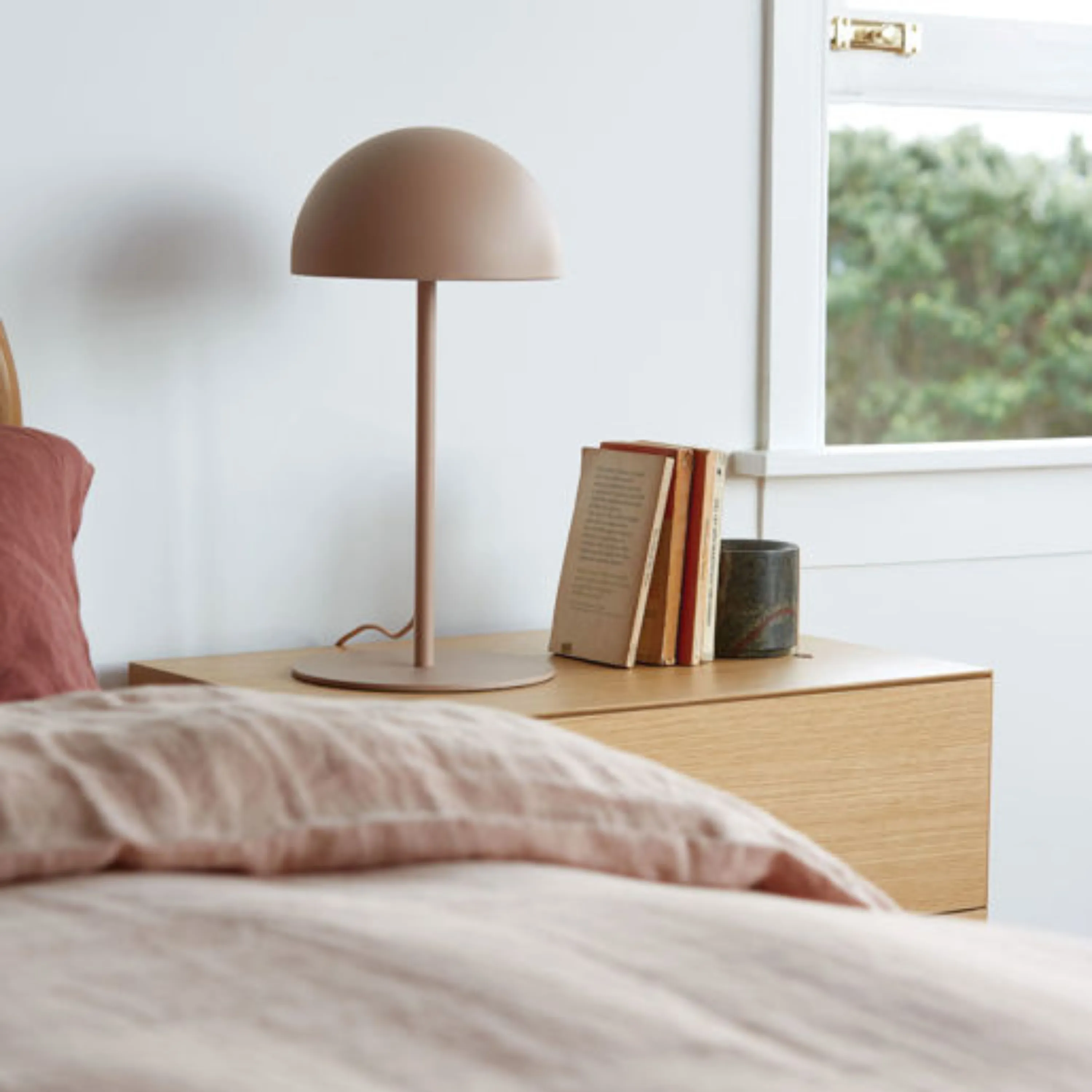 Dome Table Lamp - Almond