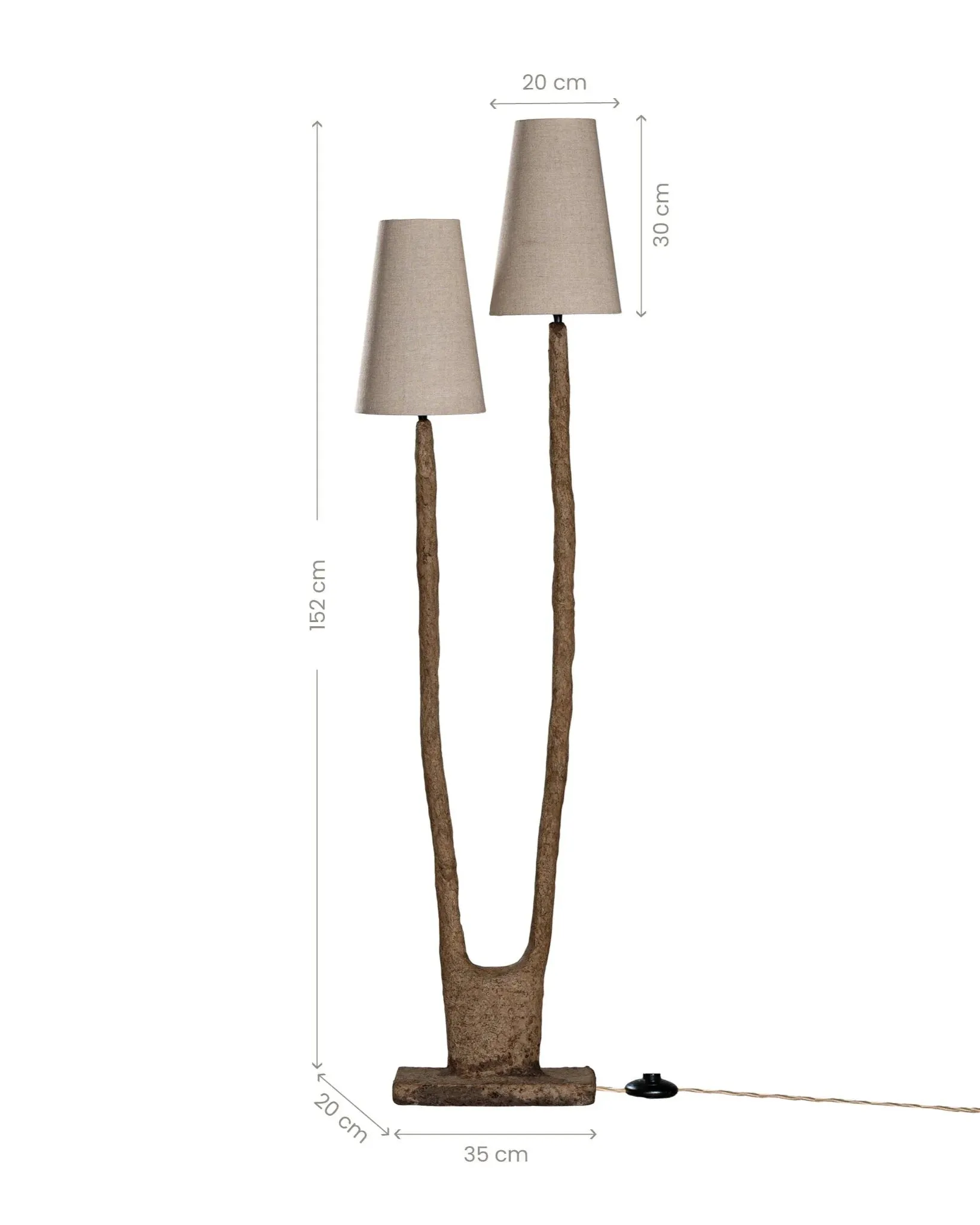 Double Shade Floor Lamp | Kira