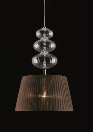 Downlighting Modern Murano Glass Embellished Pendant