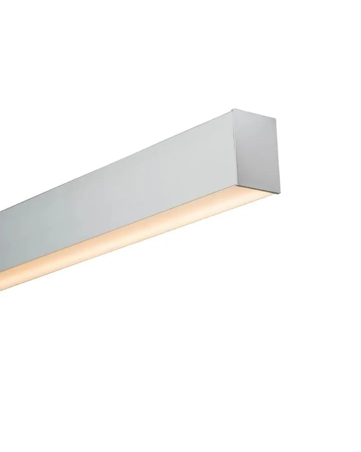 Dual Shine Linear Pendant Silver | Integrated Power Cord | Assorted sizes