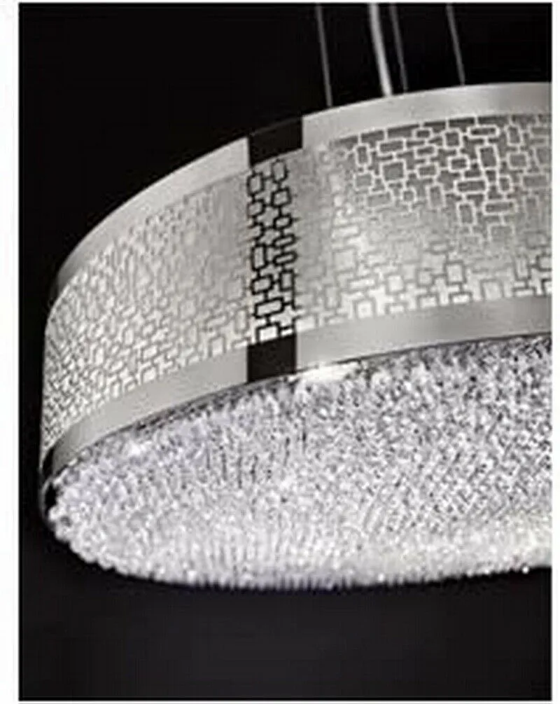 Elan by Kichler Lighting 83683 Massimo Collection Eight Light Hanging Pendant Chandelier in Polished Nickel Finish