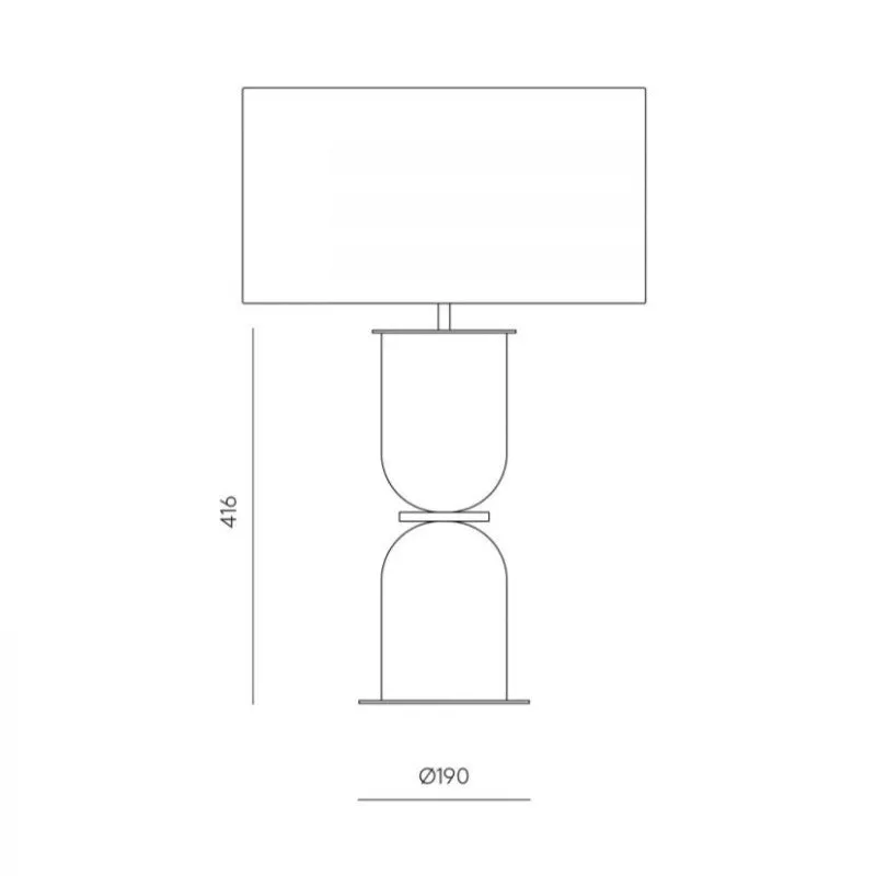 Elegant Ceramic Dome Table Lamp