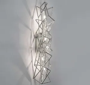 Etoile' Nickel Plated Wall Light From Terzani