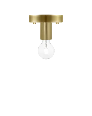 Flush Mount: Modern Brass