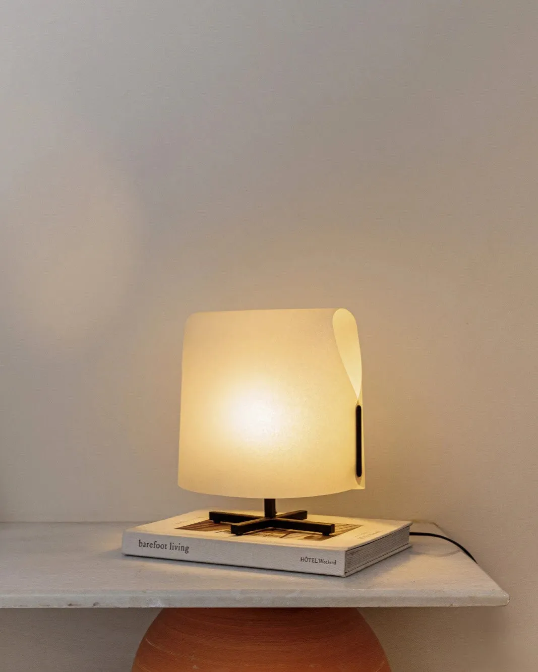 Folded Shade Table Lamp