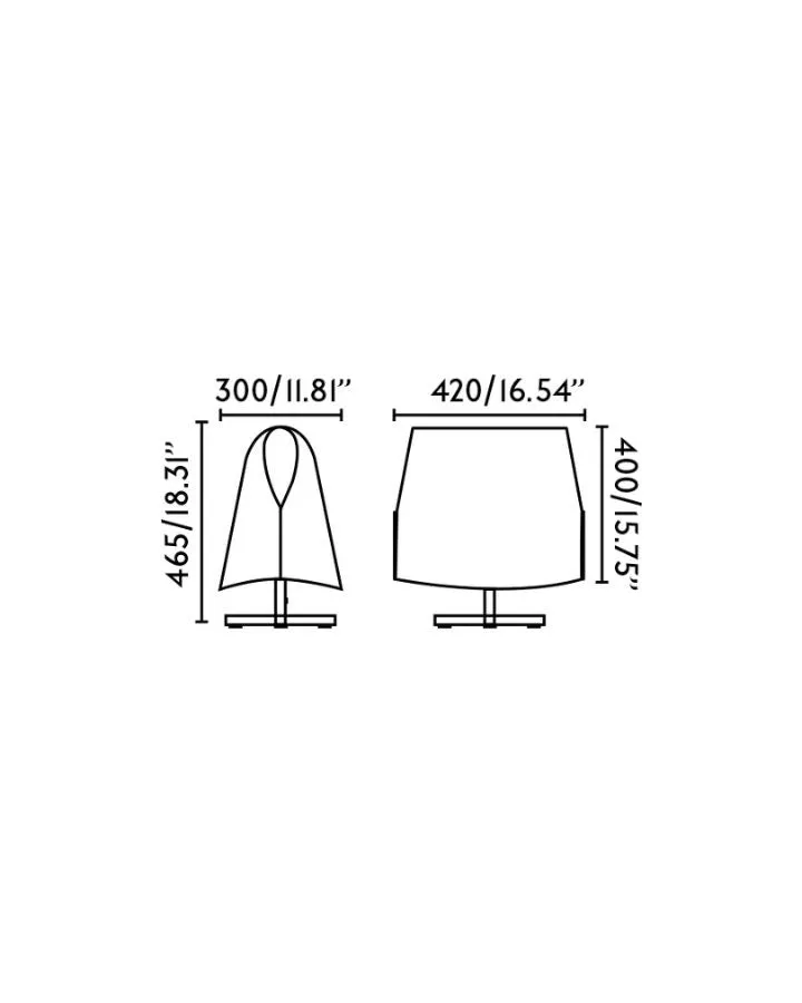 Folded Shade Table Lamp