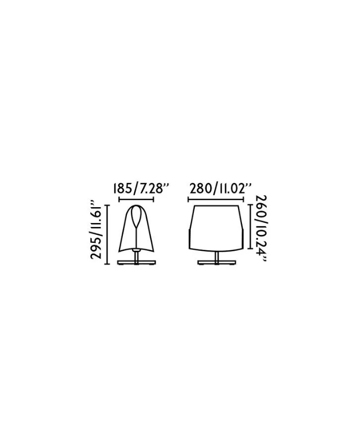 Folded Shade Table Lamp