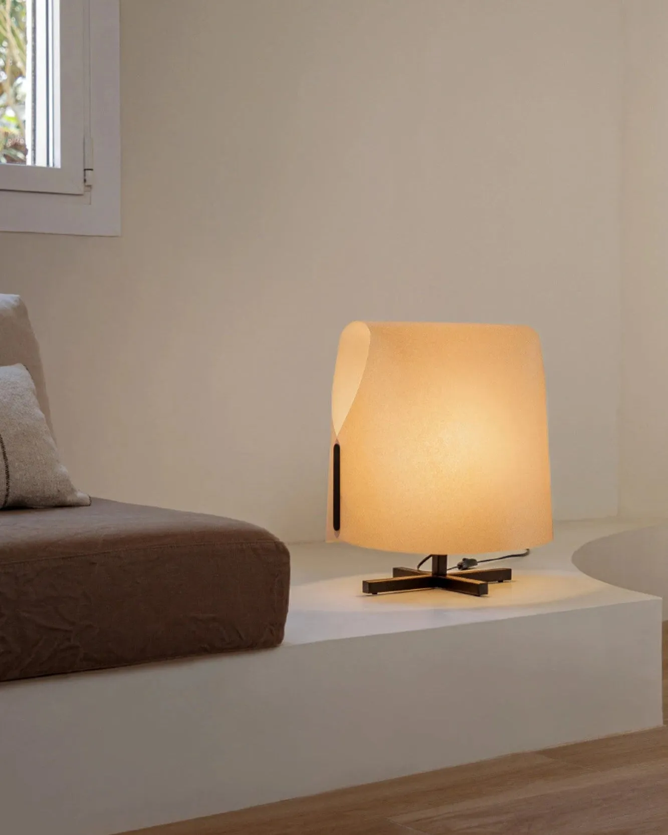 Folded Shade Table Lamp
