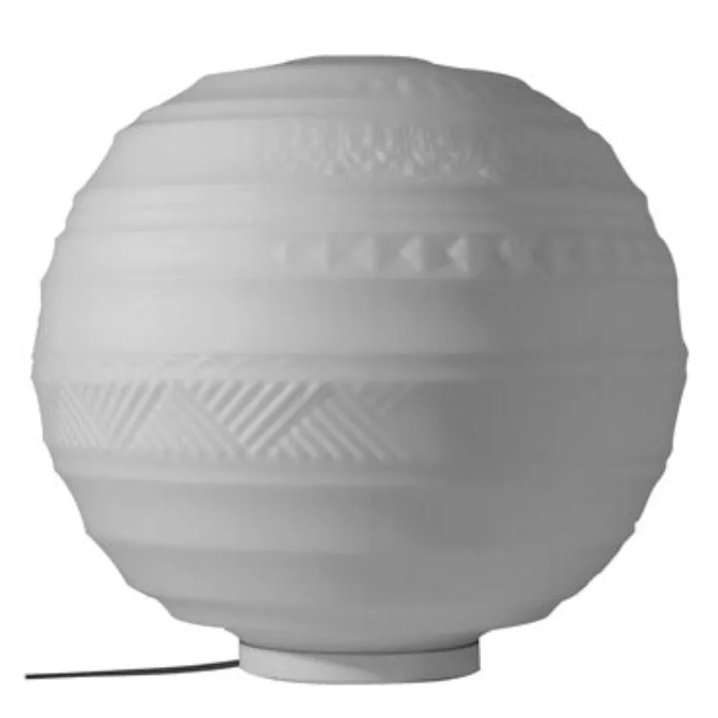 Frosted Glass Lantern Table Lamp