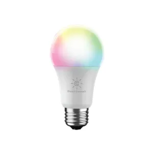 GE 93129822 Cync 60-Watt EQ A19 Full Color Dimmable Smart LED Light Bulb (3-Pack)