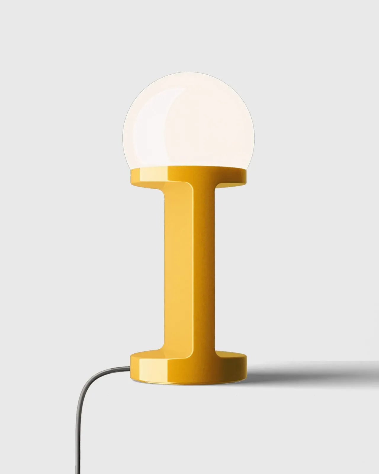 Geometric Glossy Ceramic Table Lamp