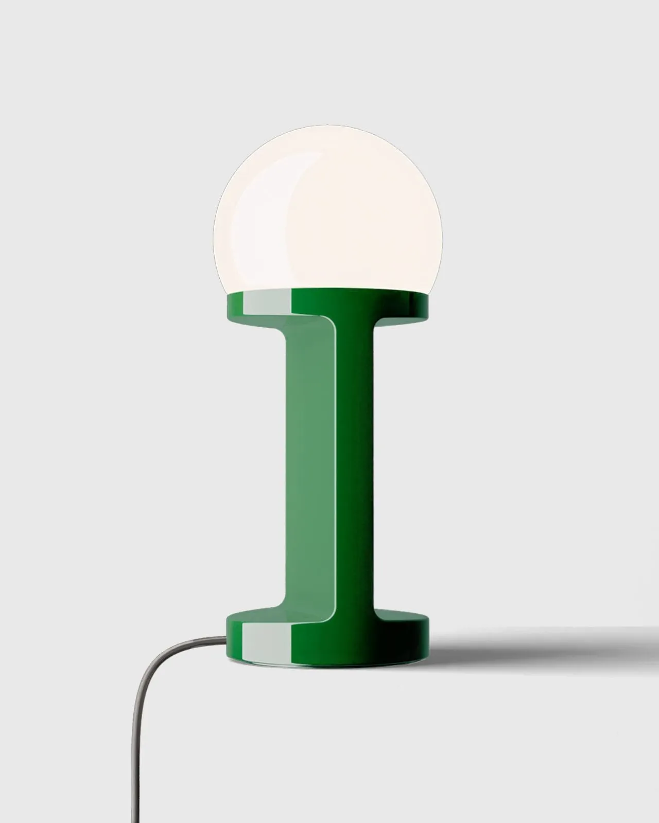 Geometric Glossy Ceramic Table Lamp
