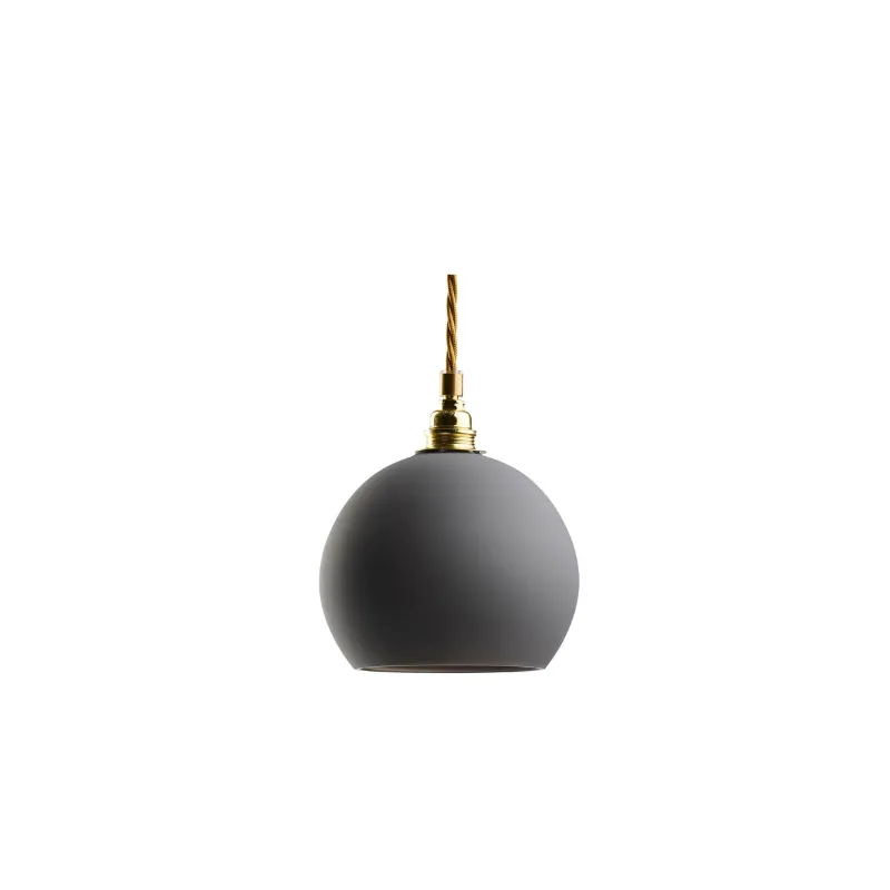 Glass Metal Spherical Pendant