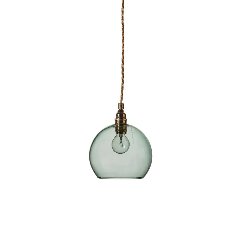 Glass Metal Spherical Pendant