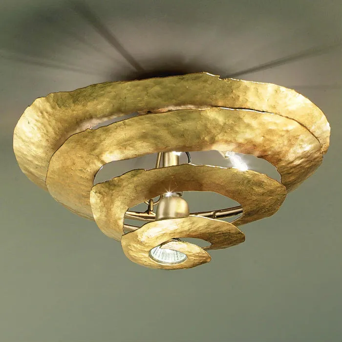 Gold Swirl Flush Fitting