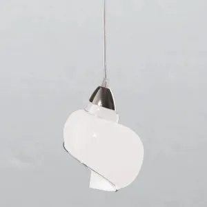 Gorgeous Murano Pendant Light In White, Clear or Alabaster glass
