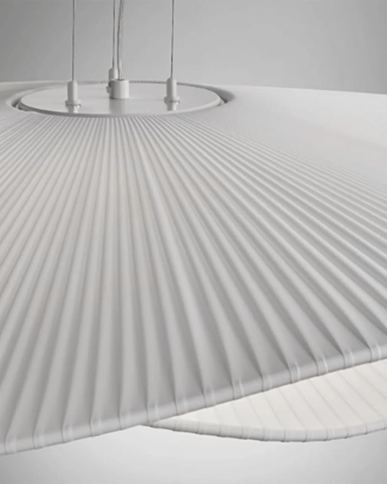 Grooved Wave Pendant Light
