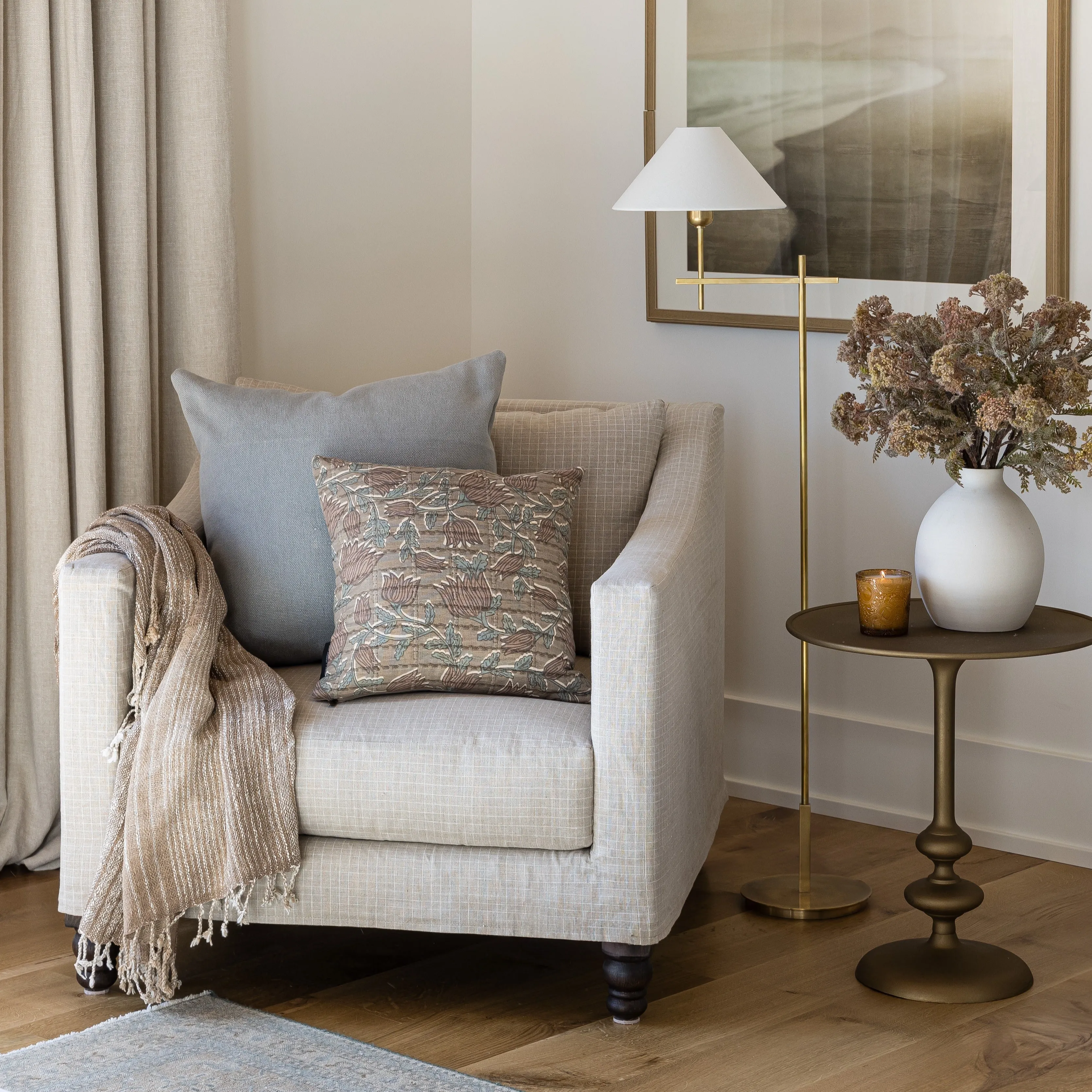 Hackney Bridge Arm Floor Lamp