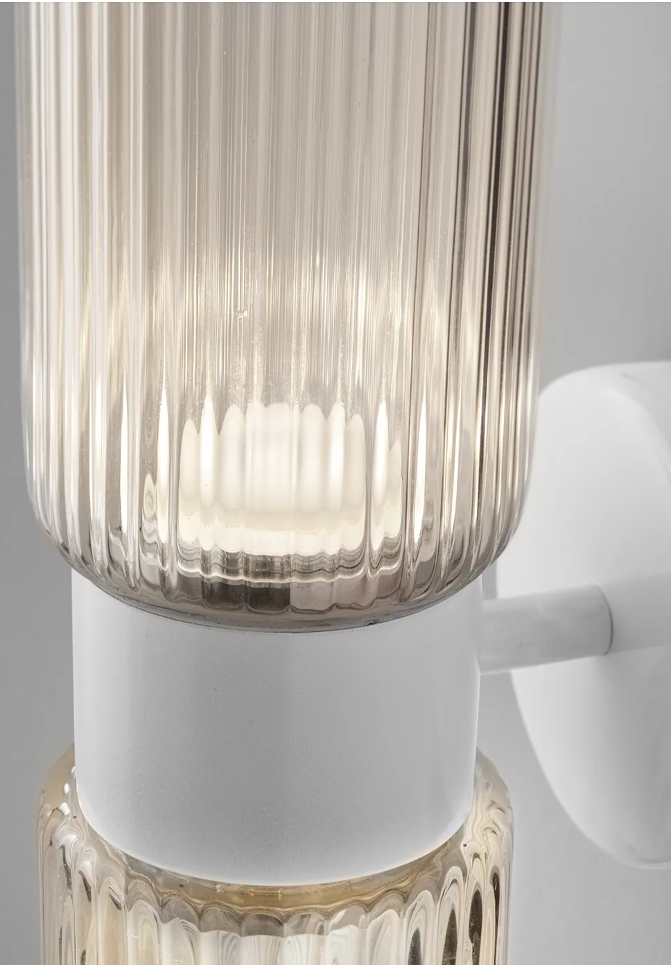 Handcrafted Sophisticated Modern Small Wall Lamp With Murano Glass