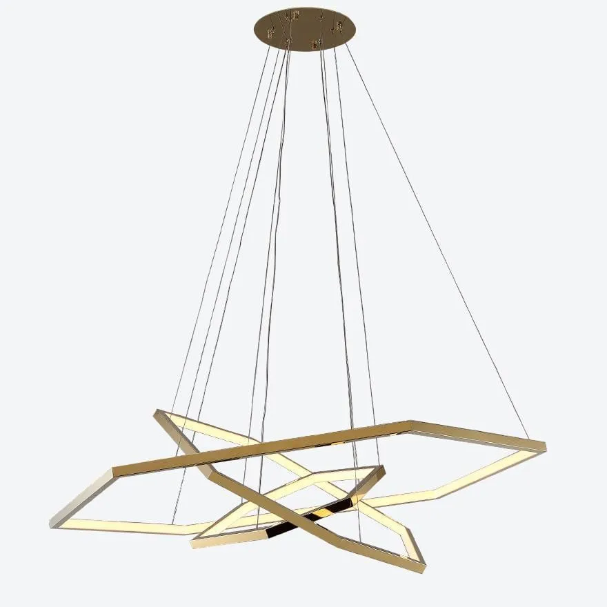 HOOP CORNERED LED PENDANT