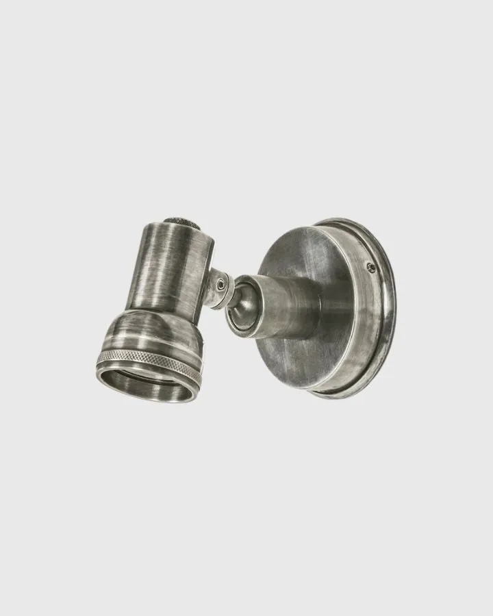 Industrial Adjustable Brass Wall Light