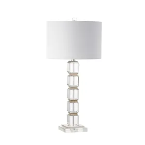 Isabella Table Lamp - Silver Leaf