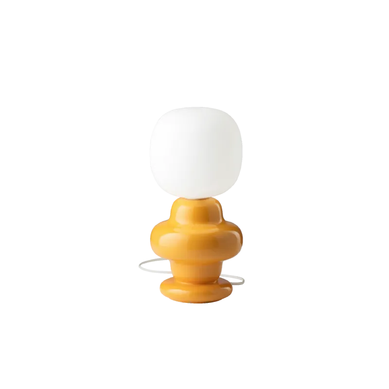 Italian Glossy Ceramic Table Lamp