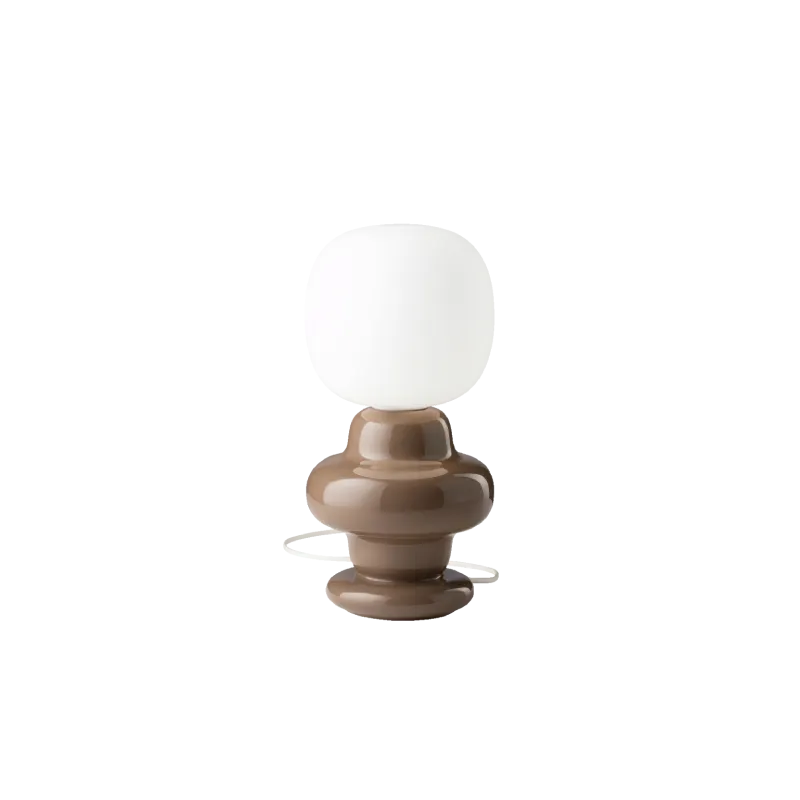 Italian Glossy Ceramic Table Lamp