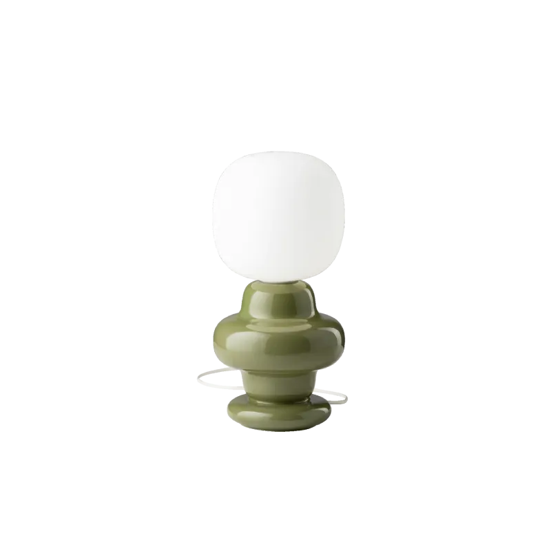 Italian Glossy Ceramic Table Lamp