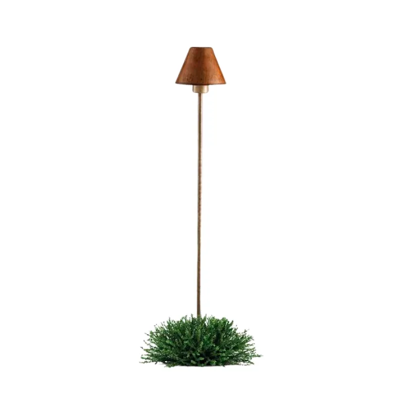 Italian Shaded Bollard Light