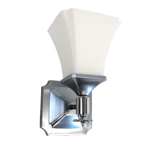Kalco Lighting 8181 PSN Clairant Collection One Light Wall Sconce in Polished Satin Nickel Finish