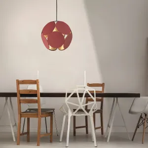 Large Customizable Metal Disc Ceiling Pendant