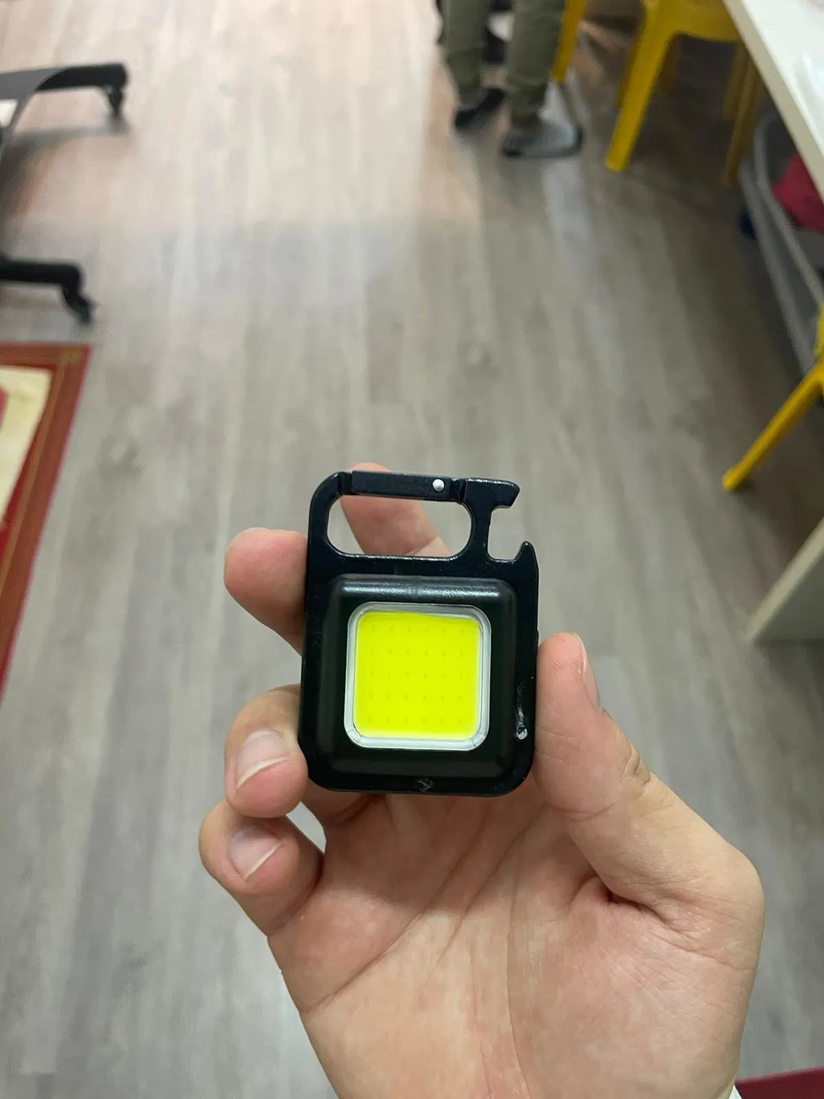 LED COB Rechargeable Keychain Light (Square) | Model : LED-COB-KC