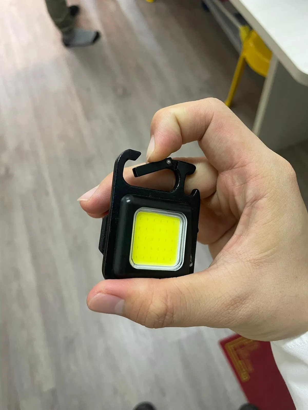 LED COB Rechargeable Keychain Light (Square) | Model : LED-COB-KC