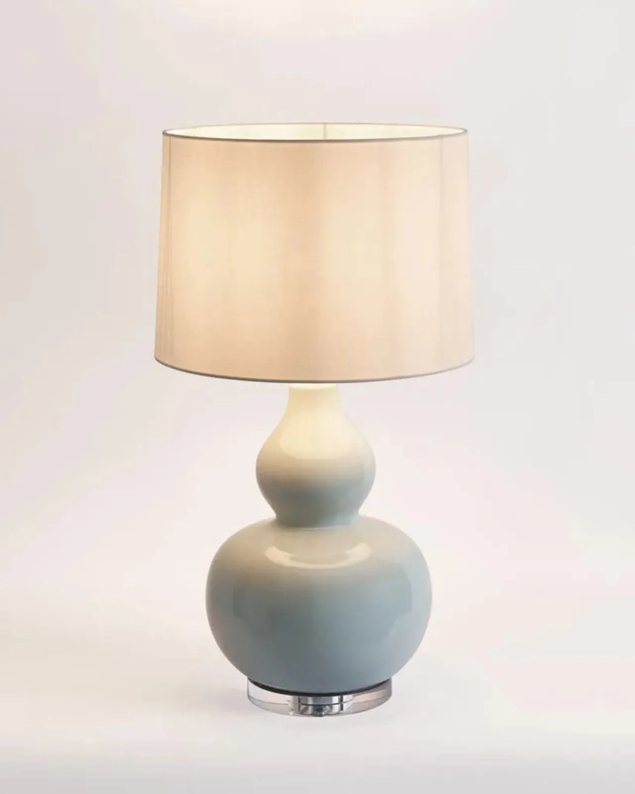 Light Blue Ceramic Table Lamp