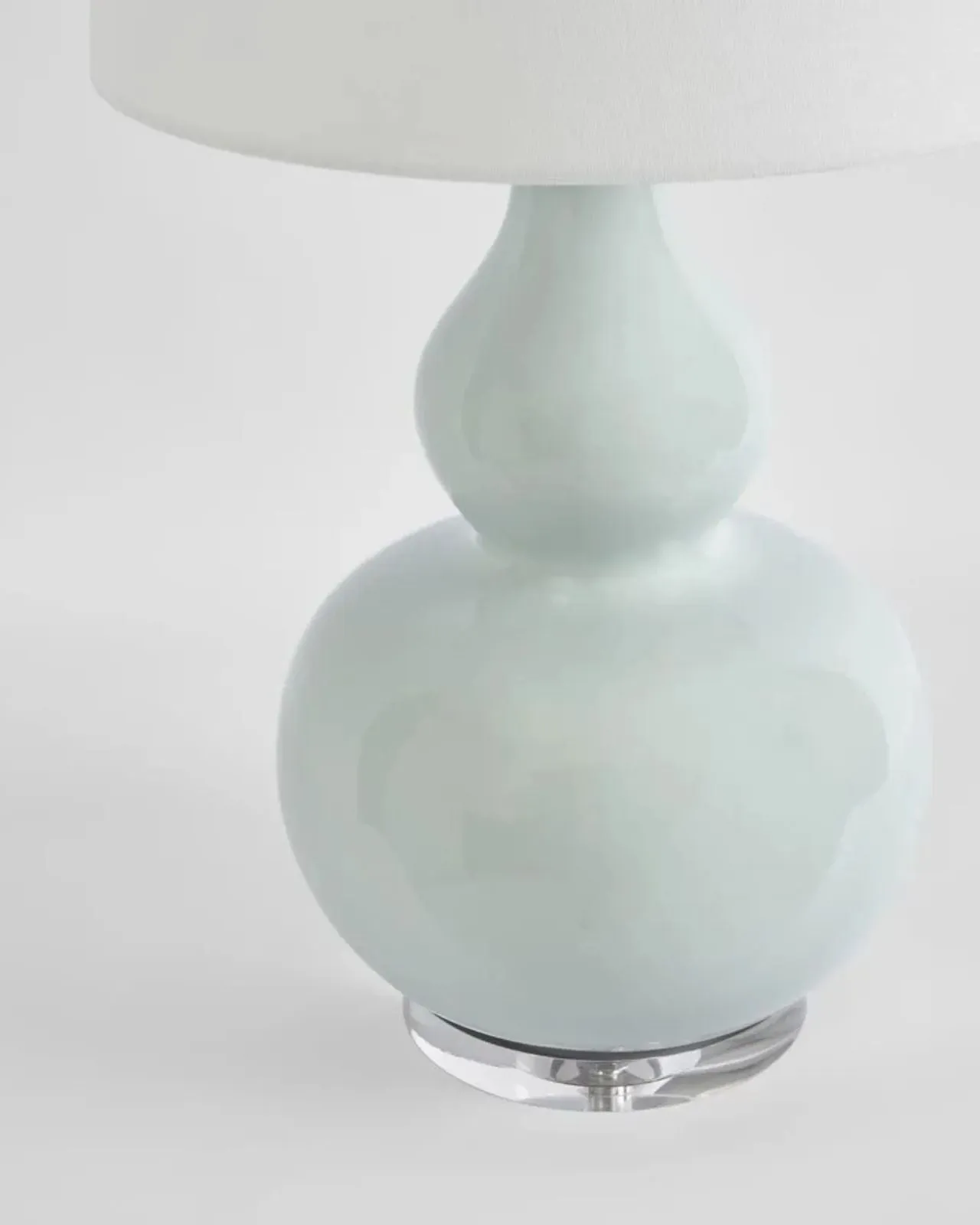 Light Blue Ceramic Table Lamp