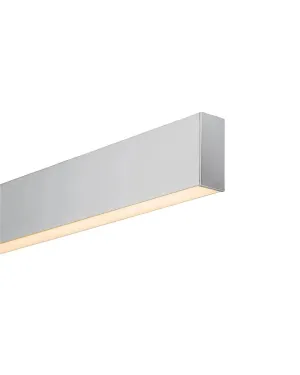 Linear Pendant Light High Side Silver | Integrated Driver | Assorted sizes
