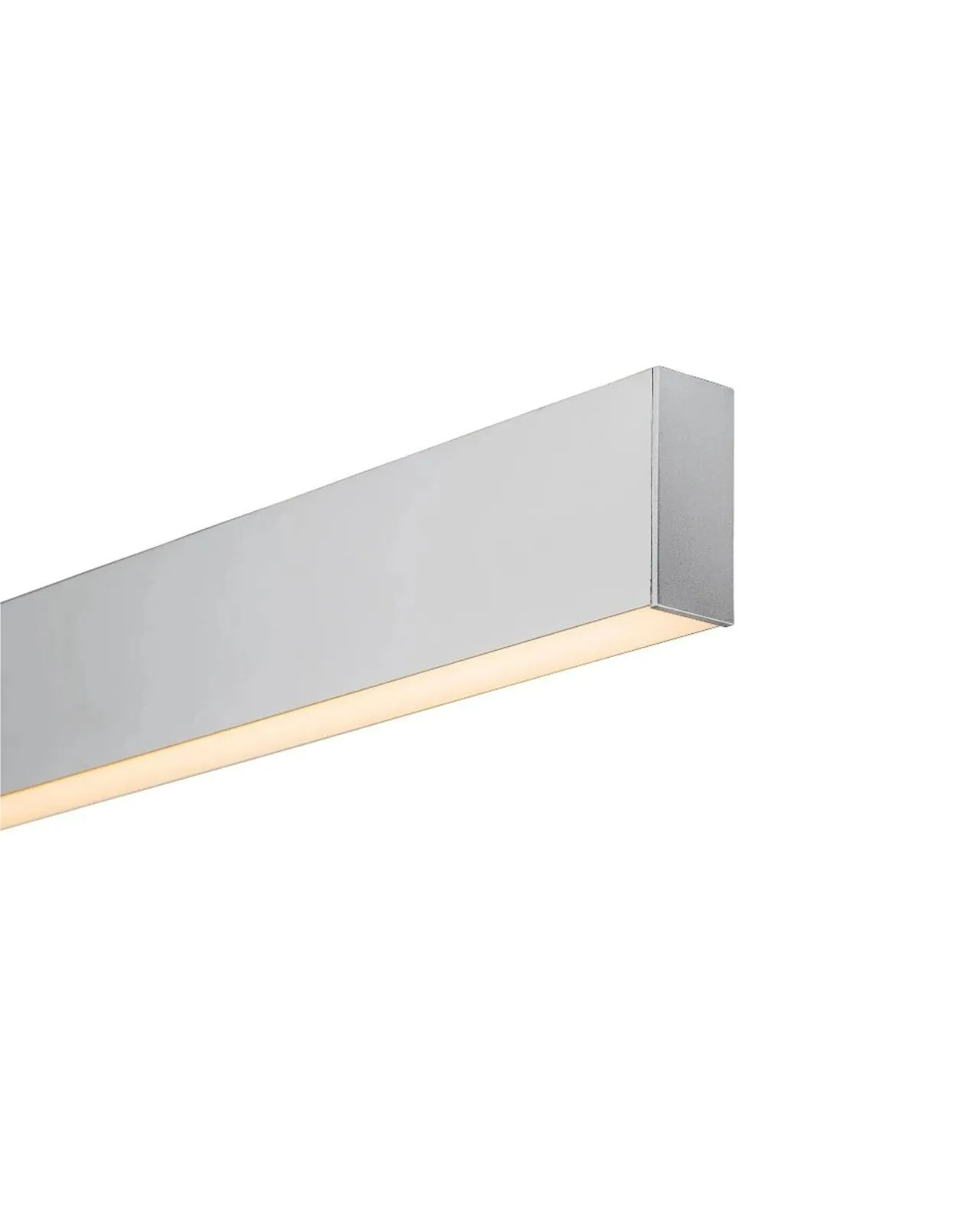 Linear Pendant Light High Side Silver | Integrated Driver | Assorted sizes