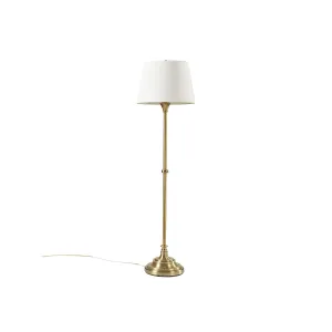 Martha Stewart 59"H Aelorian Iron Floor Lamp - ANTIQUE BRASS ONE SIZE