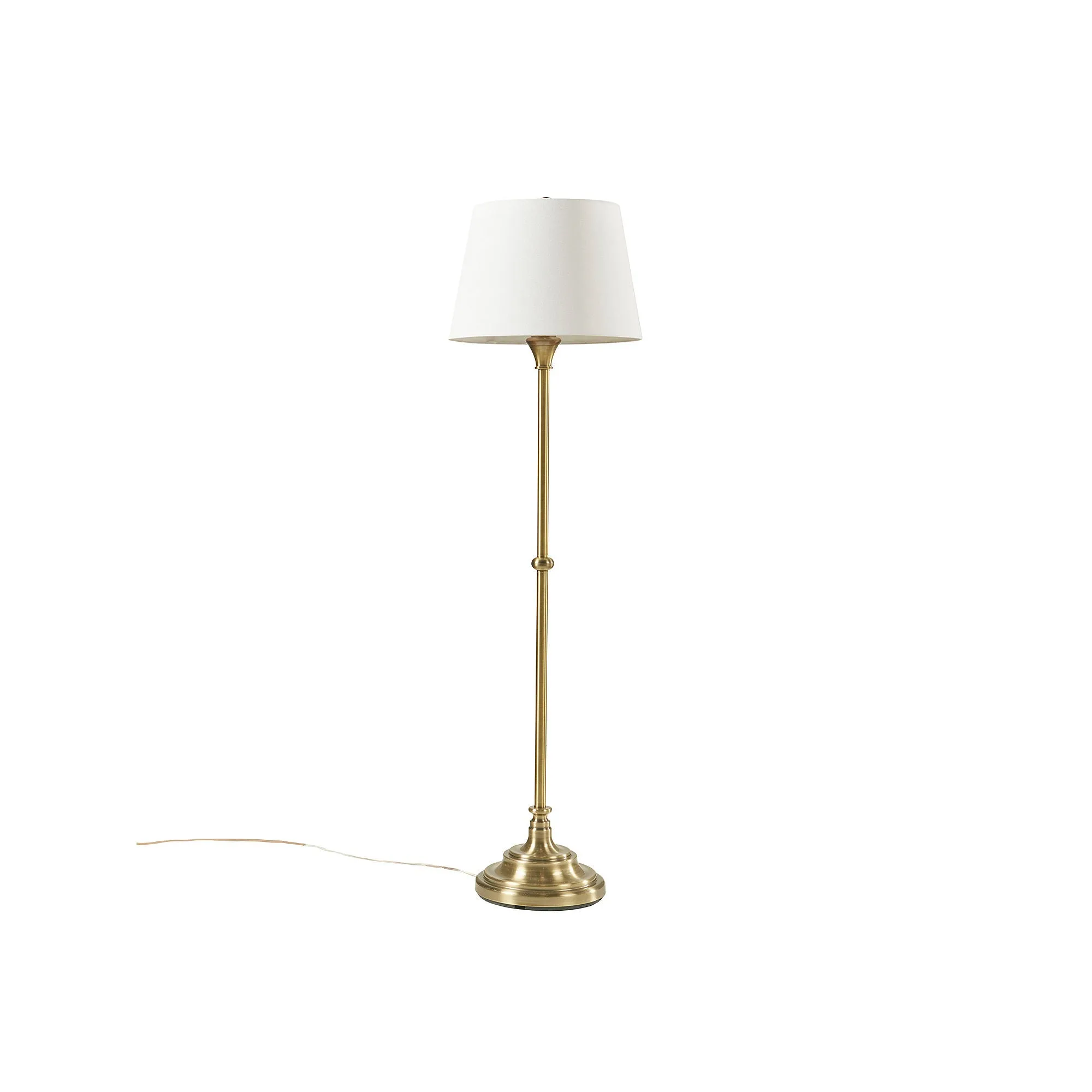 Martha Stewart 59"H Aelorian Iron Floor Lamp - ANTIQUE BRASS ONE SIZE