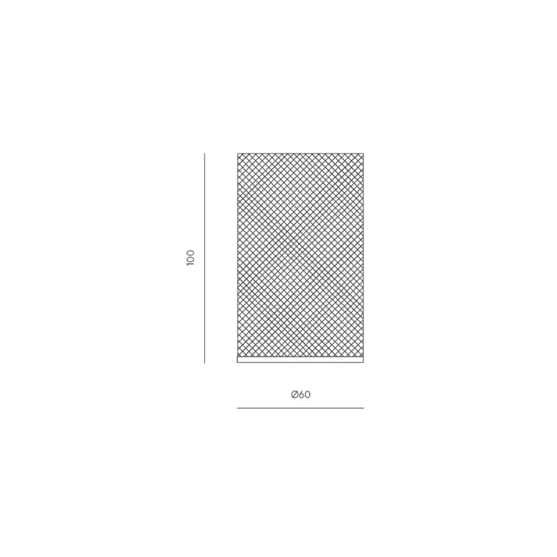 Matte Textured Cylindrical Ceiling Light