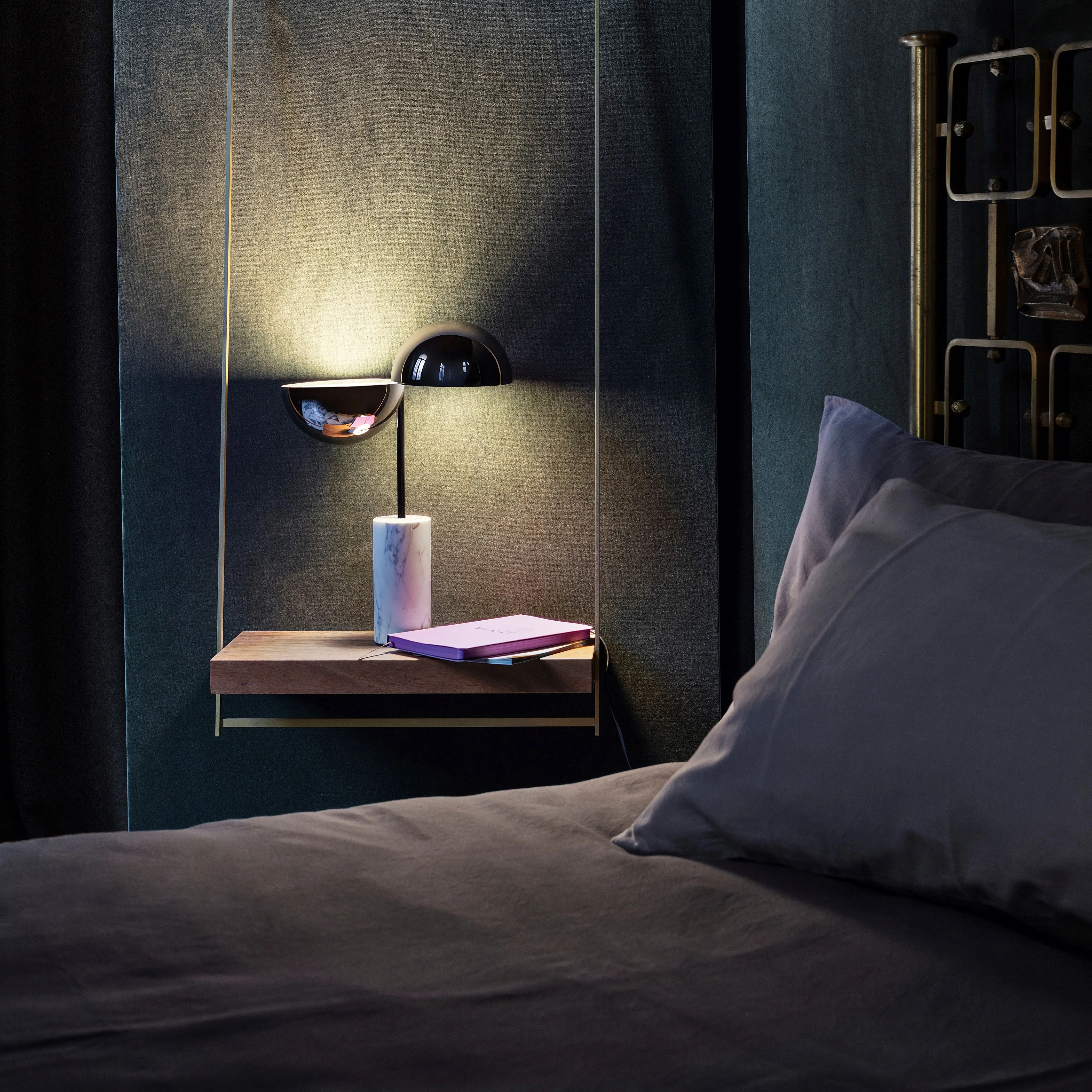 Metal Cut Sphere Composition Table Light