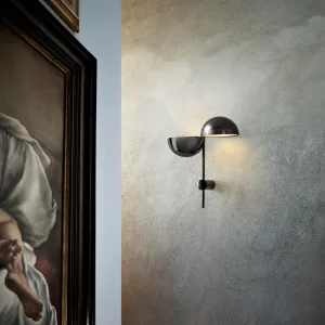 Metal Cut Sphere Composition Wall Light