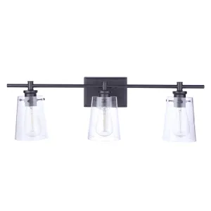 Mia 3 Light Vanity - Black