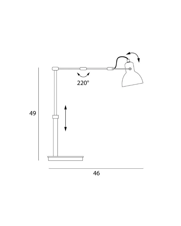 Mini Adjustable Table Lamp