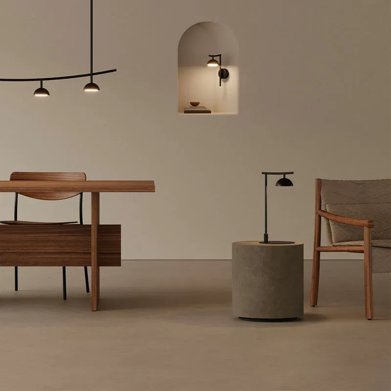 Minimalist Black Dome Table Lamp